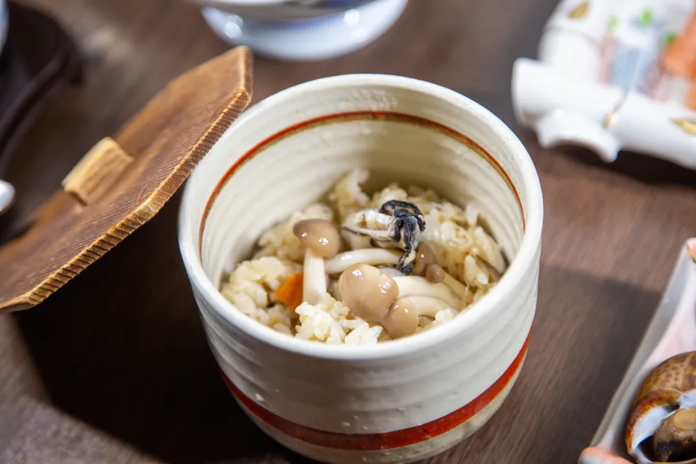 牡蠣炊飯